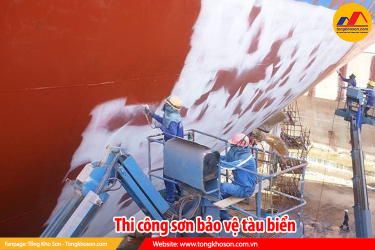 thi công sơn