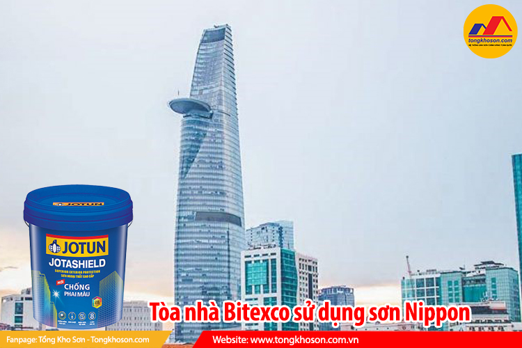 tòa nhà bitexco sử dụng sơn nippon