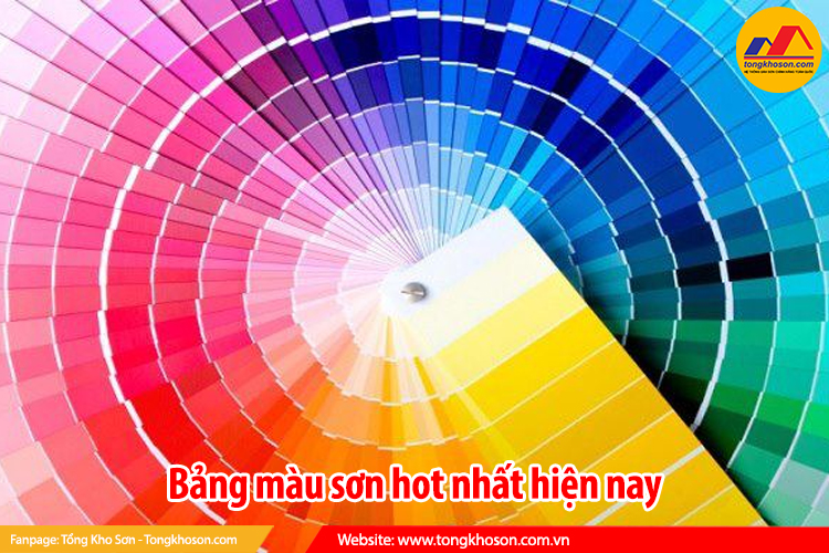 bảng màu sơn hot nhất hiện nay
