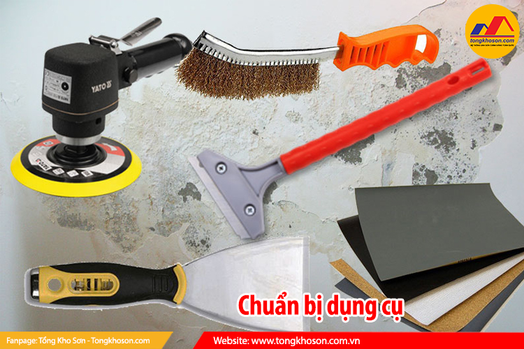 chuẩn bị dụng cụ