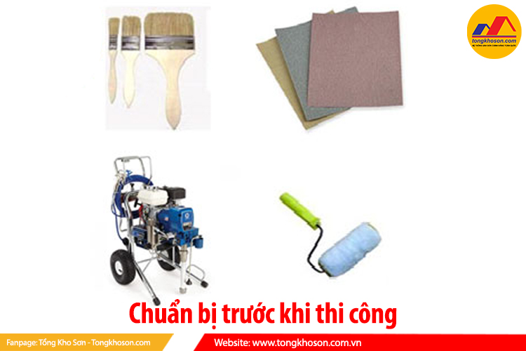 chuẩn bị trước khi thi công