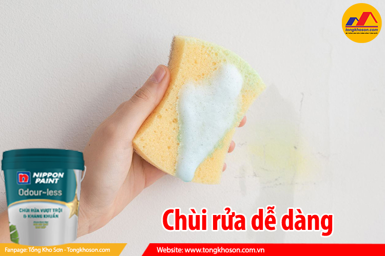 chùi rửa dễ dàng
