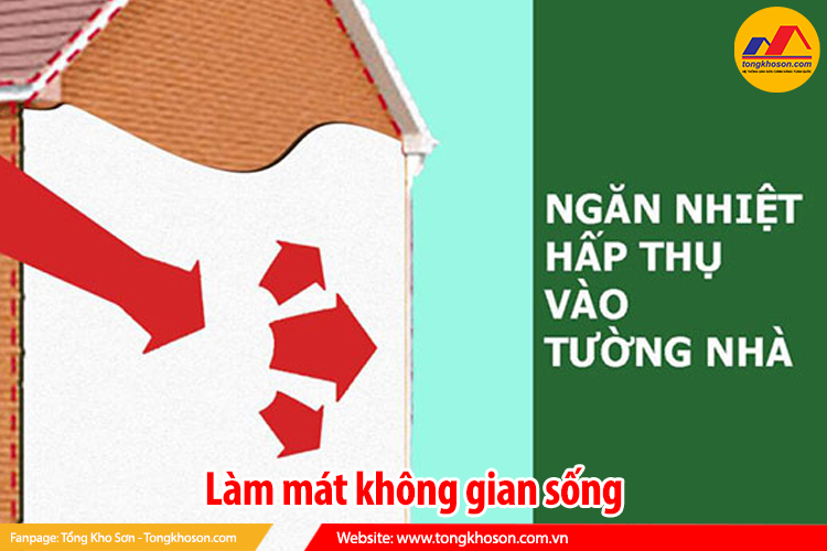 làm mát không gian sống