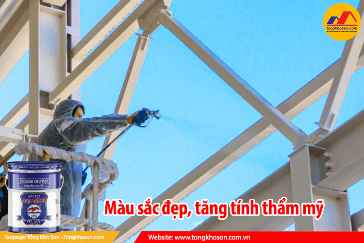 màu sắc đẹp tăng tính thẩm mỹ