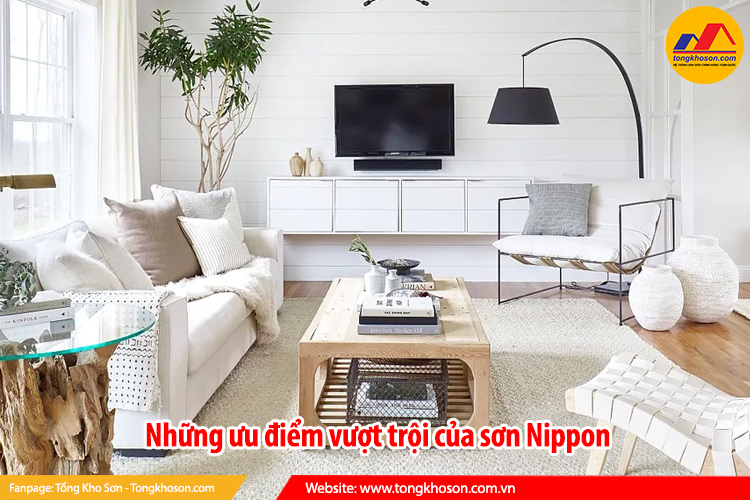 Những ưu điểm vượt trội của sơn Nippon