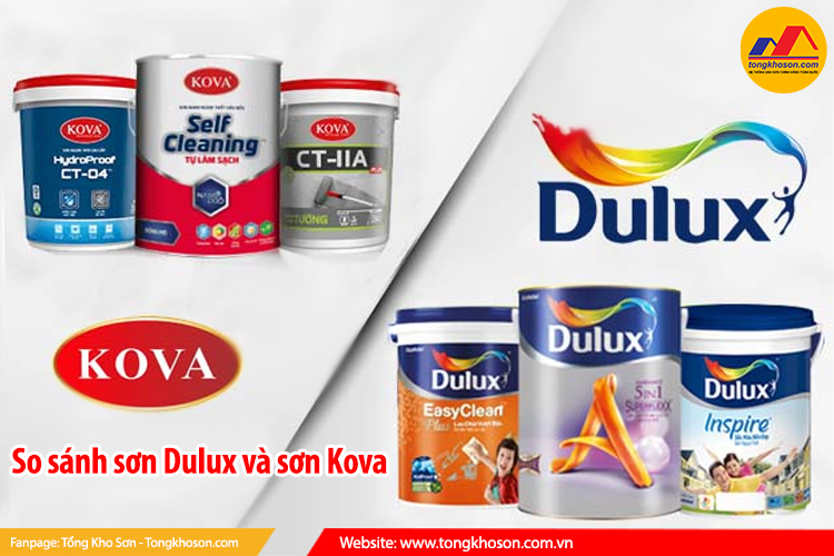 So sánh sơn Dulux và sơn Kova