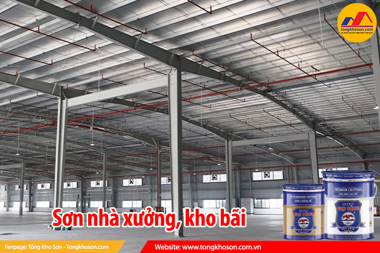 sơn nhà xưởng, kho bãi
