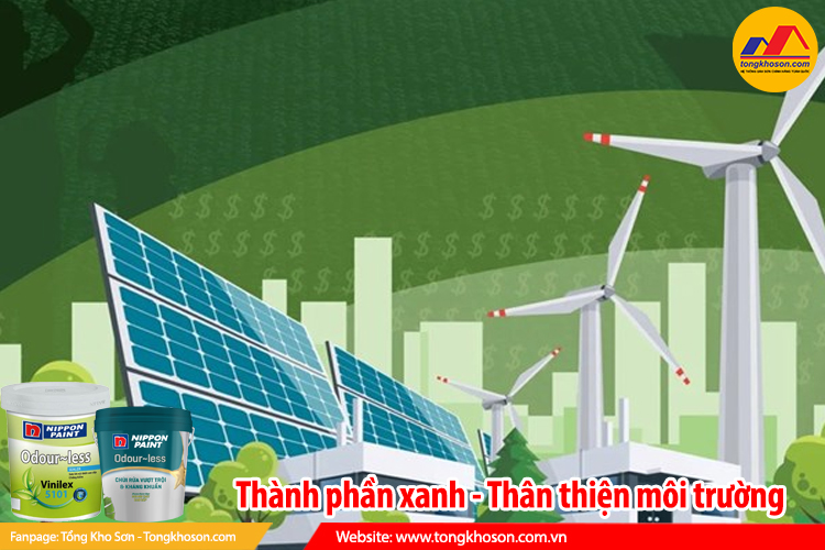 thành phần xanh - thân thiện môi trường