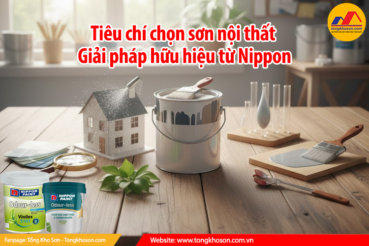 tiêu chí chọn sơn nội thất