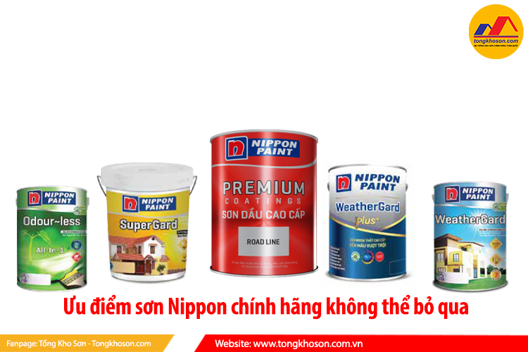 Ưu điểm sơn Nippon chính hãng không thể bỏ qua