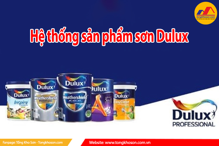 hệ thống sản phẩm sơn Dulux