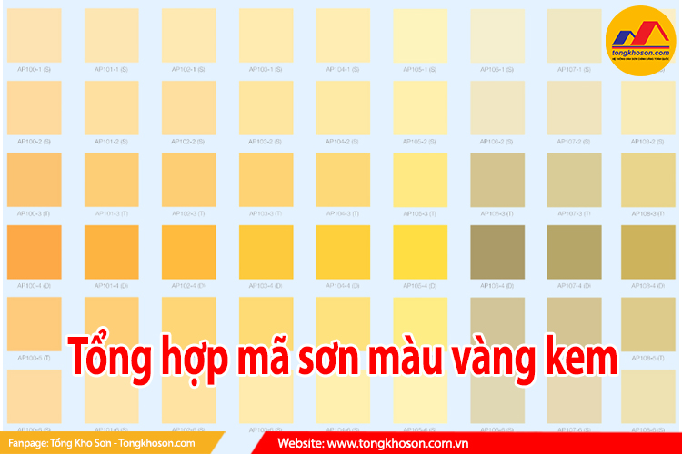 màu vàng kem