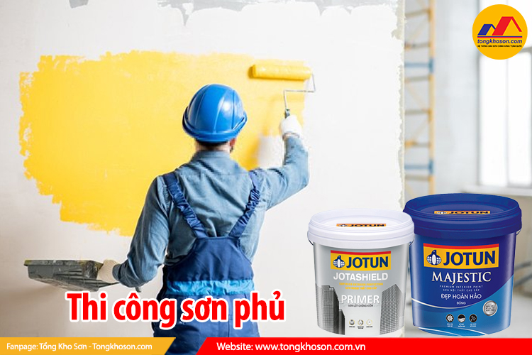 thi công sơn phủ