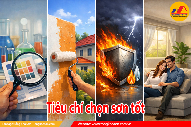 tiêu chí chọn sơn tốt