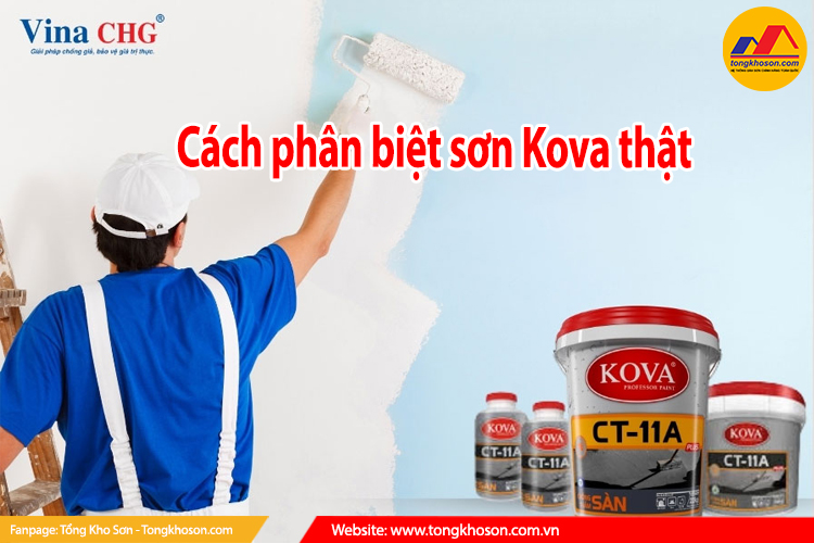 Cách phân biệt sơn Kova thật