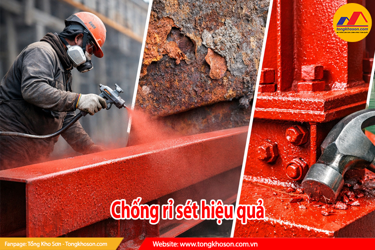 chống rỉ sét hiệu quả