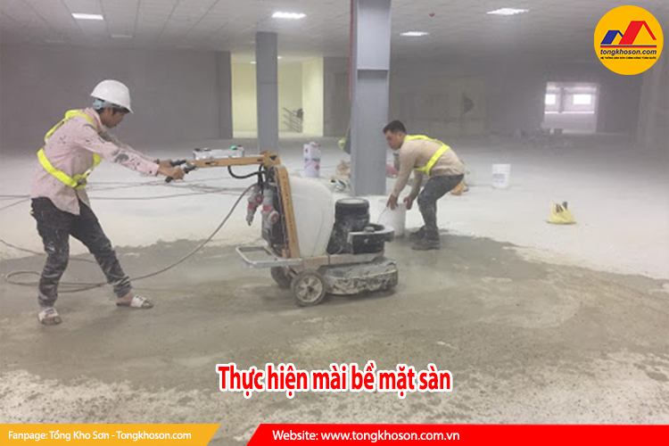 mài bề mặt sàn