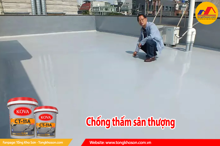 chống thấm sân thượng