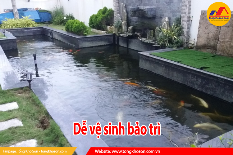 dễ vệ sinh bảo trì