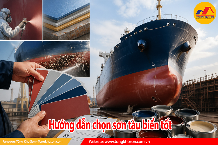 hướng dẫn chọn sơn tàu biển tốt