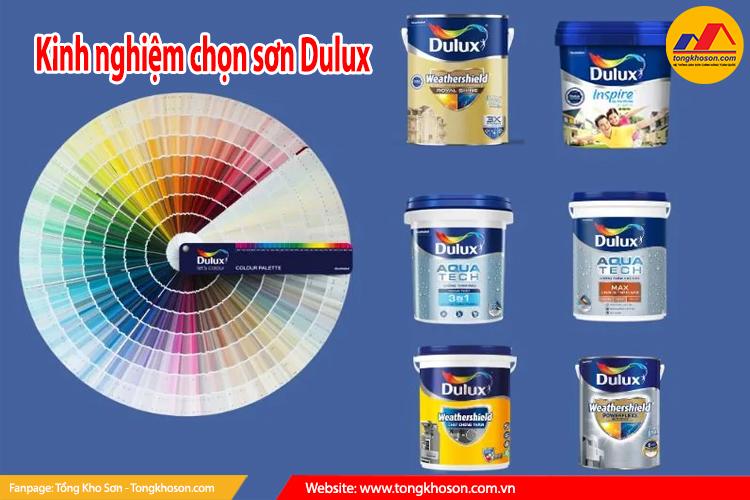 kinh nghiệm chọn sơn Dulux