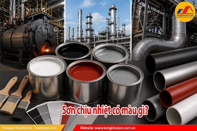 sơn chịu nhiệt có màu gì?