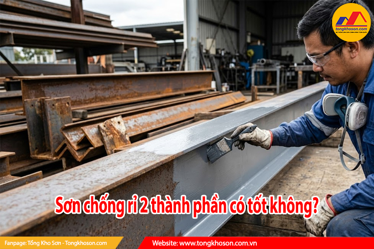 sơn chống rỉ 2 thành phần có tốt không