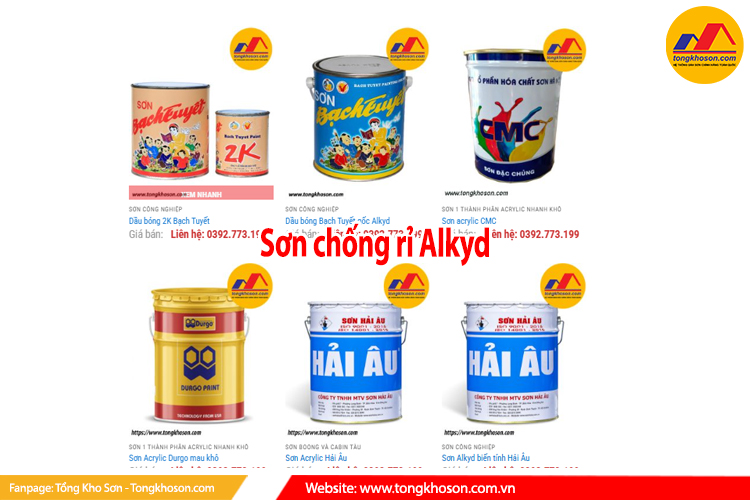 sơn chống rỉ Alkyd