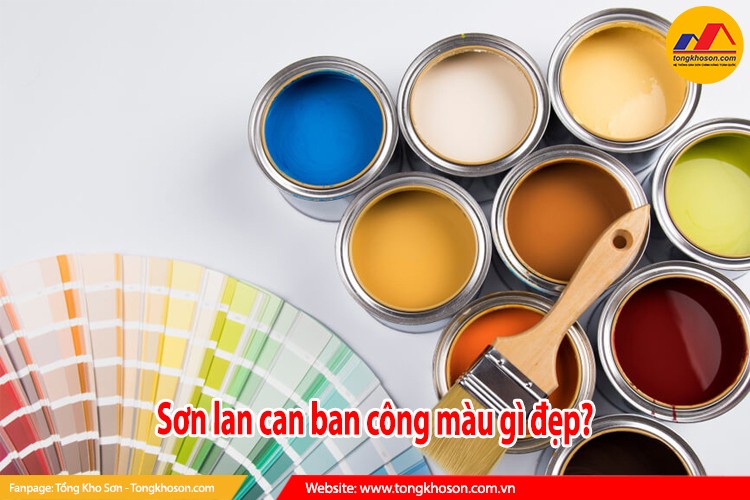 sơn lan can ban công màu gì đẹp