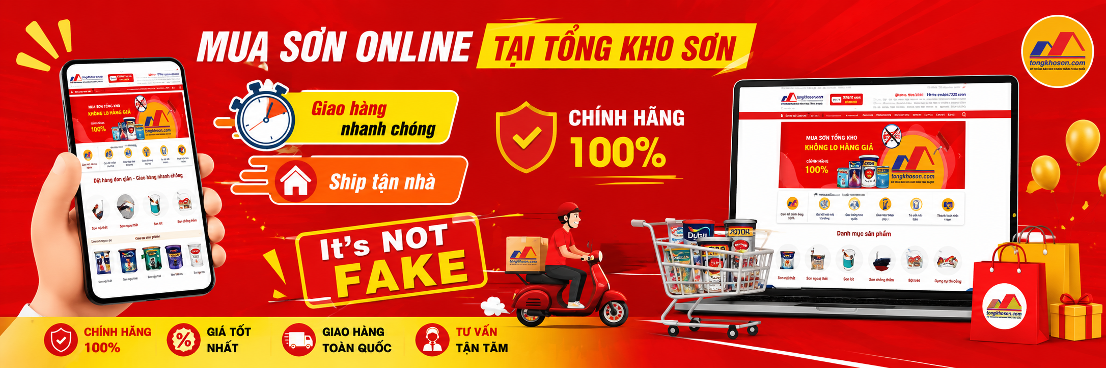 banner mua sơn online