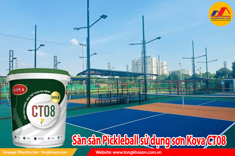 sử dụng sơn Kova CT08