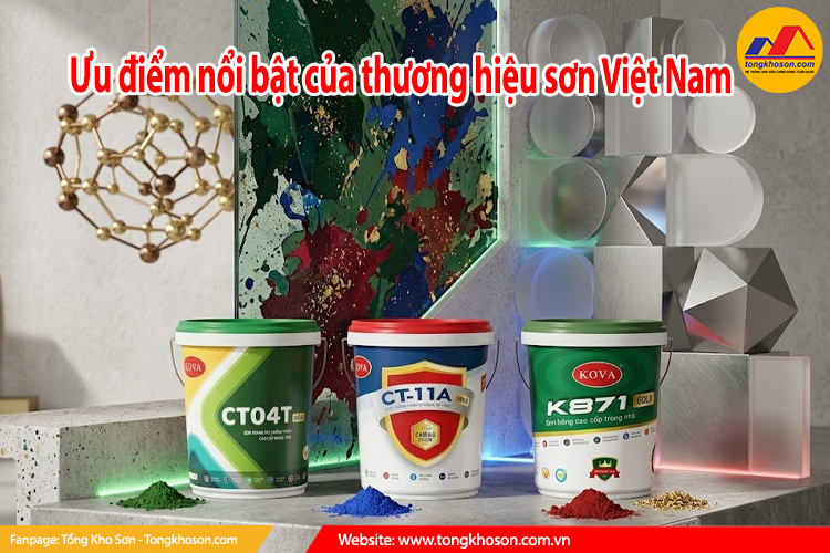 Ưu điểm nổi bật của thương hiệu sơn Việt Nam