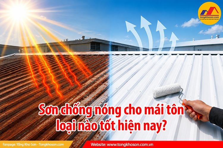 Sơn chống nóng cho mái tôn loại nào tốt?
