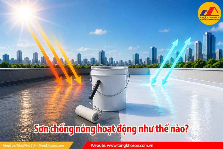 Sơn chống nóng hoạt động như thế nào?