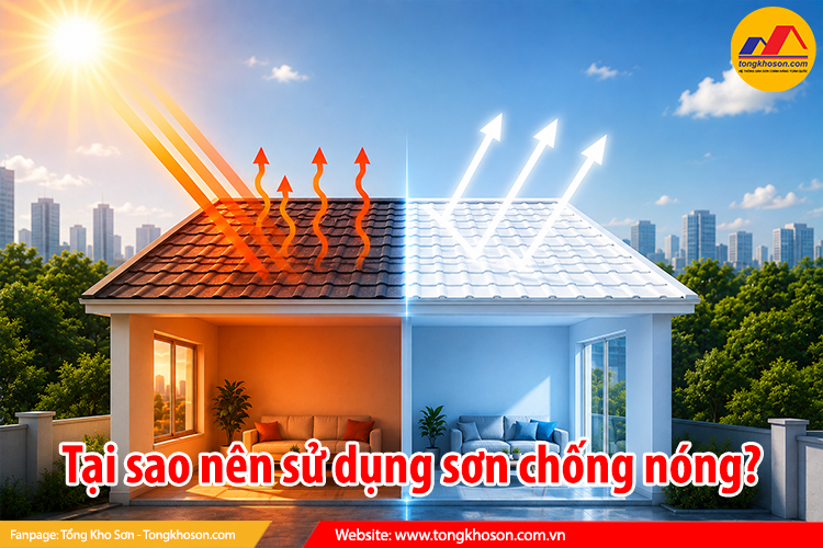 Tại sao nên sử dụng sơn chống nóng?