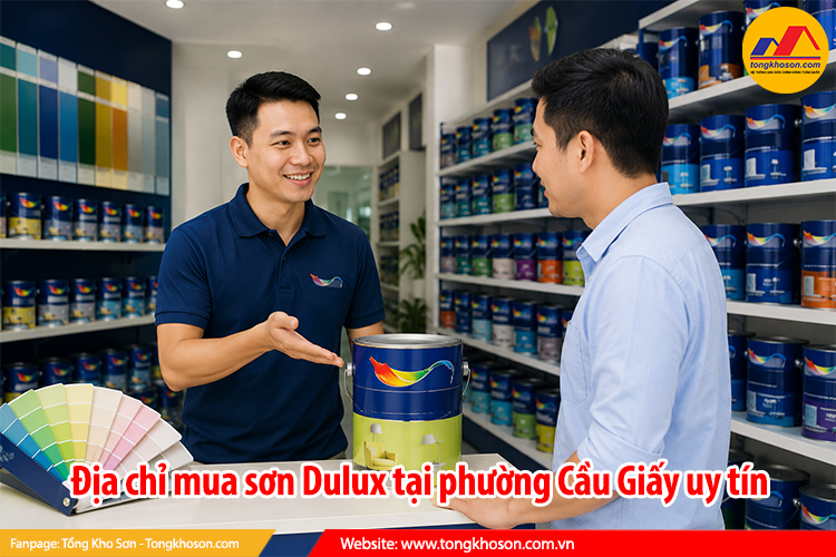 Địa chỉ mua sơn Dulux tại phường Cầu Giấy uy tín, giá tốt