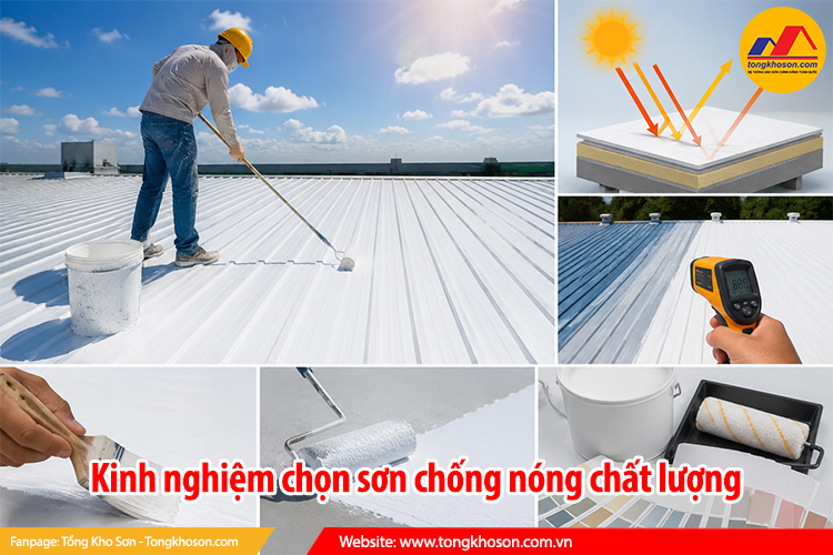 Kinh nghiệm chọn sơn chống nóng chất lượng