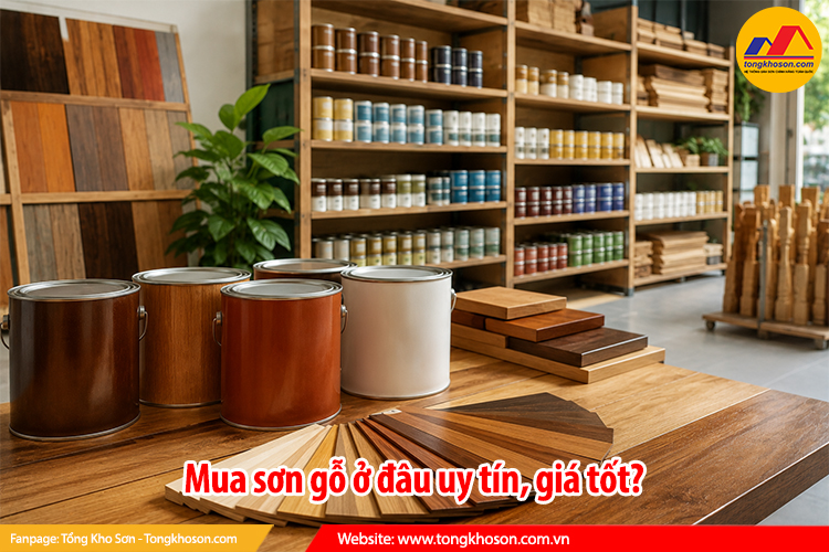 Mua sơn gỗ ở đâu uy tín, giá tốt?