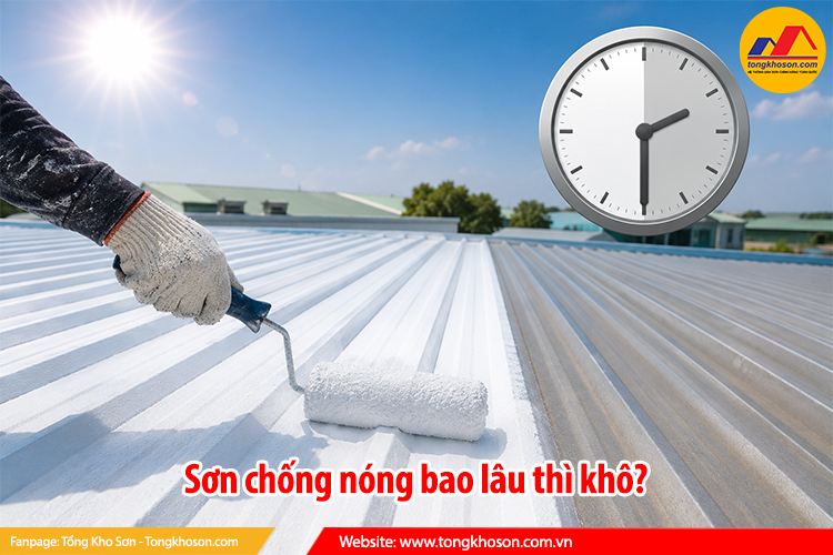 Sơn chống nóng bao lâu thì khô?