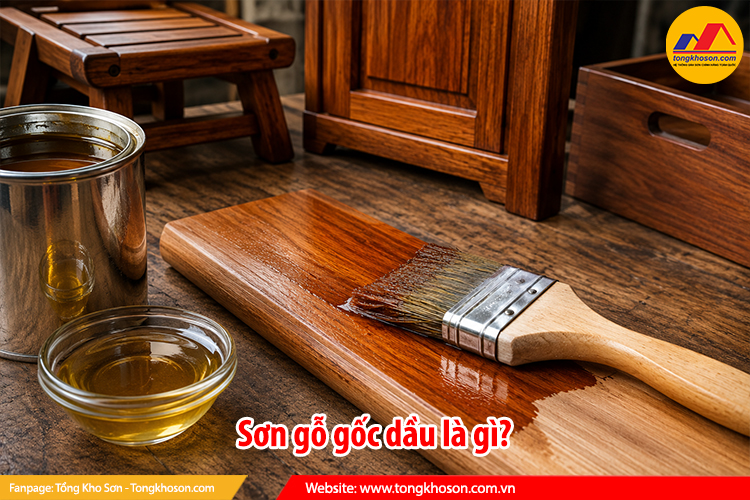Sơn gỗ gốc dầu là gì?