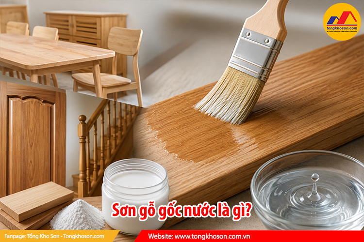 Sơn gỗ gốc nước là gì?