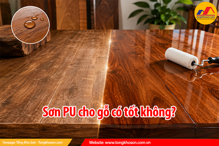 Sơn PU cho gỗ có tốt không?Sơn PU cho gỗ có tốt không?