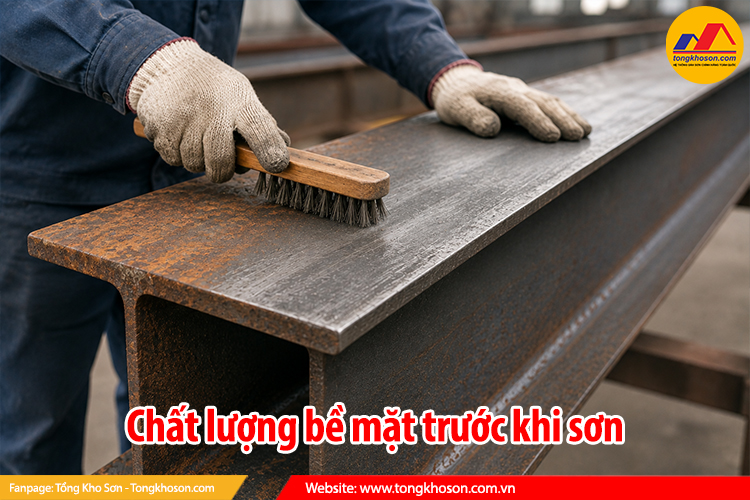 Chất lượng bề mặt trước khi sơn