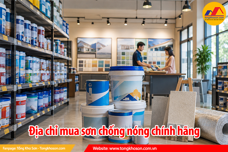 Địa chỉ mua sơn chống nóng chính hãng uy tín, chất lượng