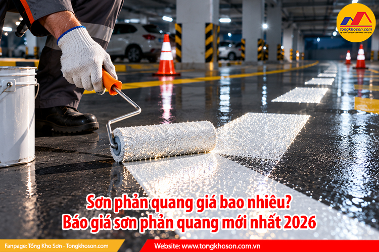 Sơn phản quang giá bao nhiêu? Báo giá sơn phản quang mới nhất 2026