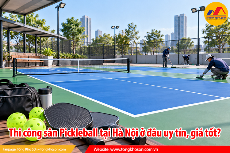 Thi công sân Pickleball tại Hà Nội ở đâu uy tín, giá tốt?