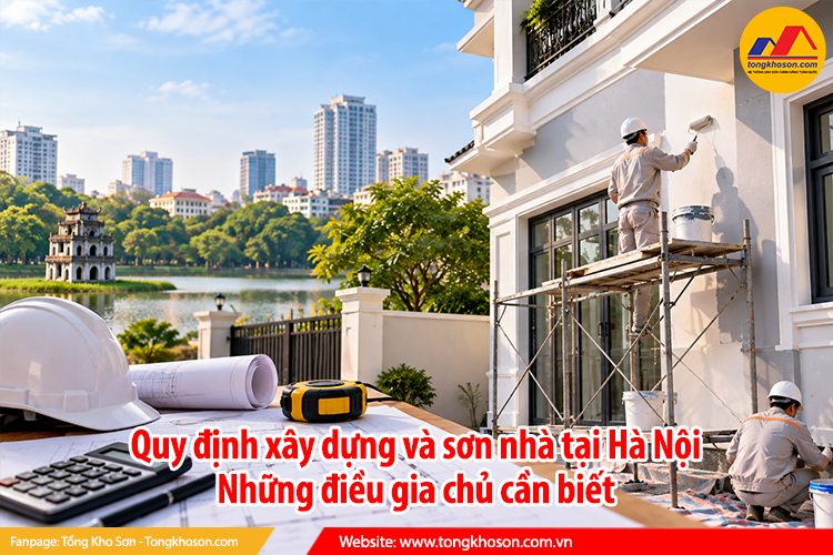Quy định xây dựng và sơn nhà tại Hà Nội