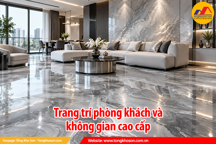 Trang trí phòng khách và không gian cao cấp